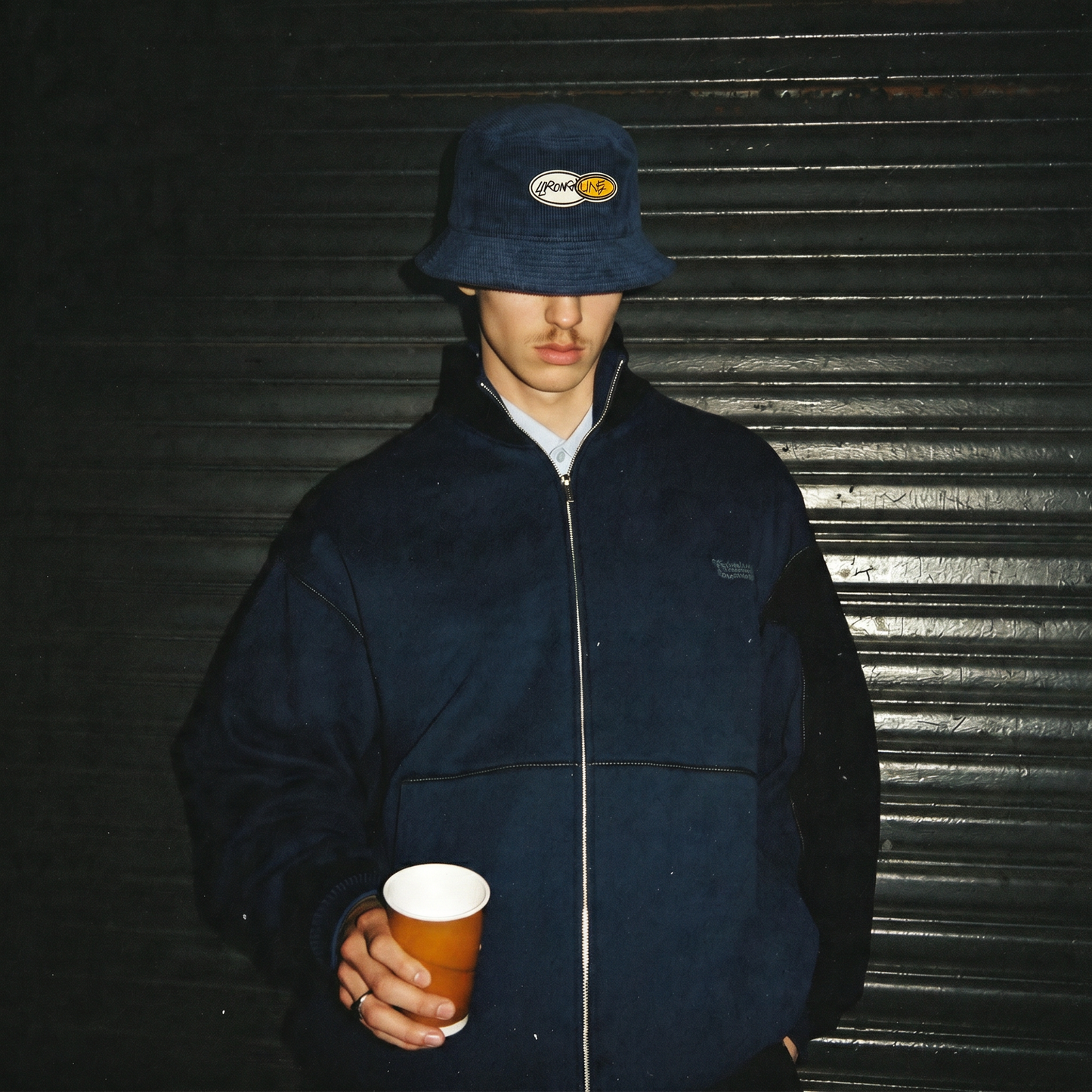 Navy Bucket Hat