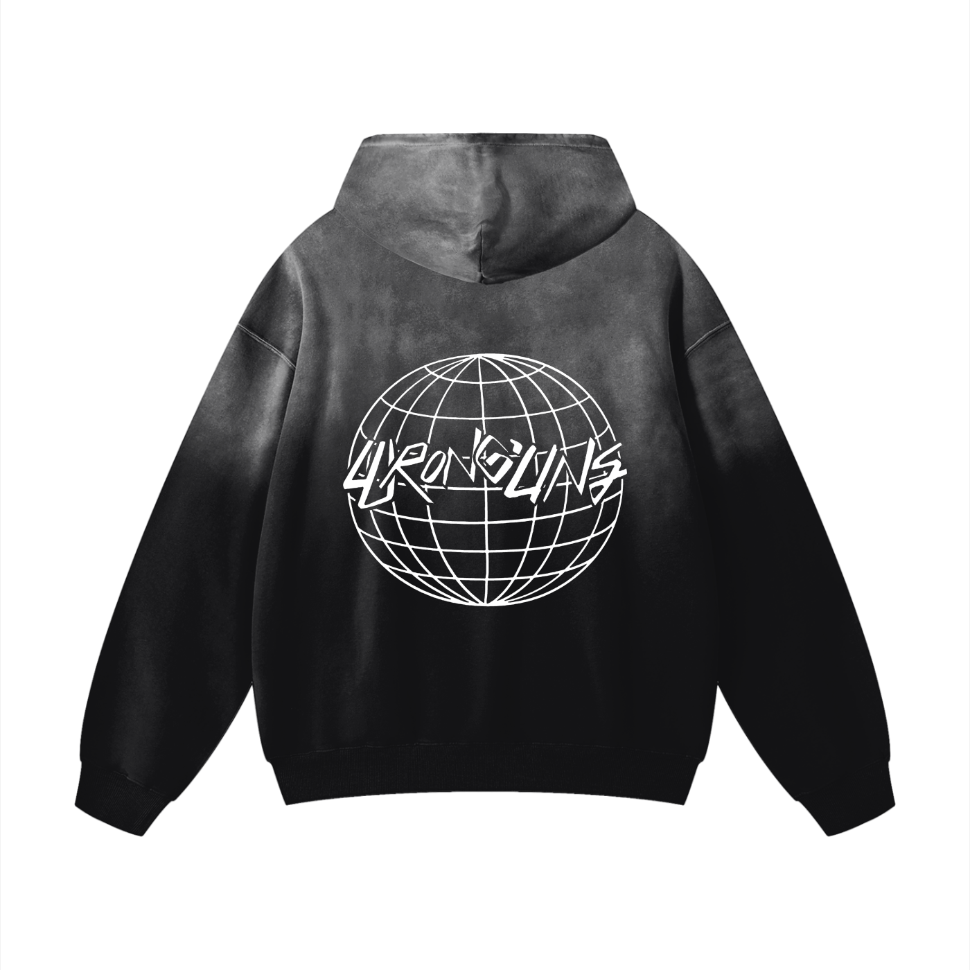 Black Faded Hoodie