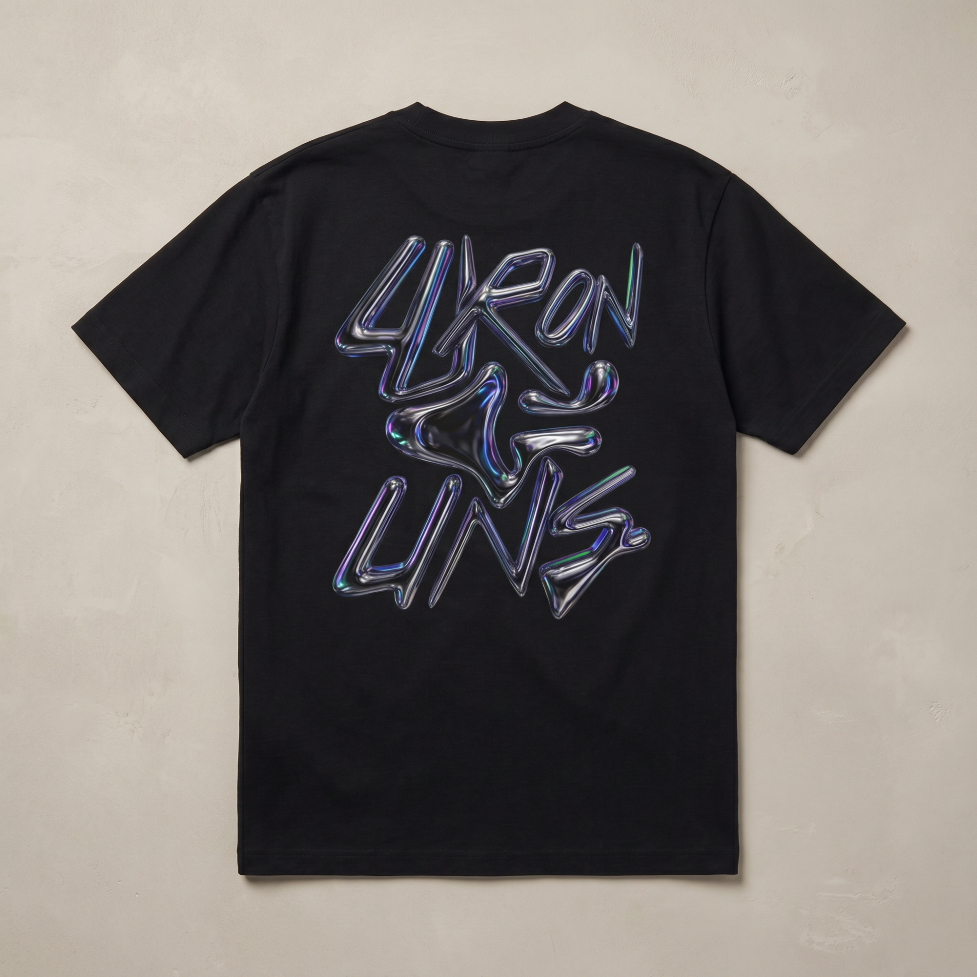 chrome t-shirt | black