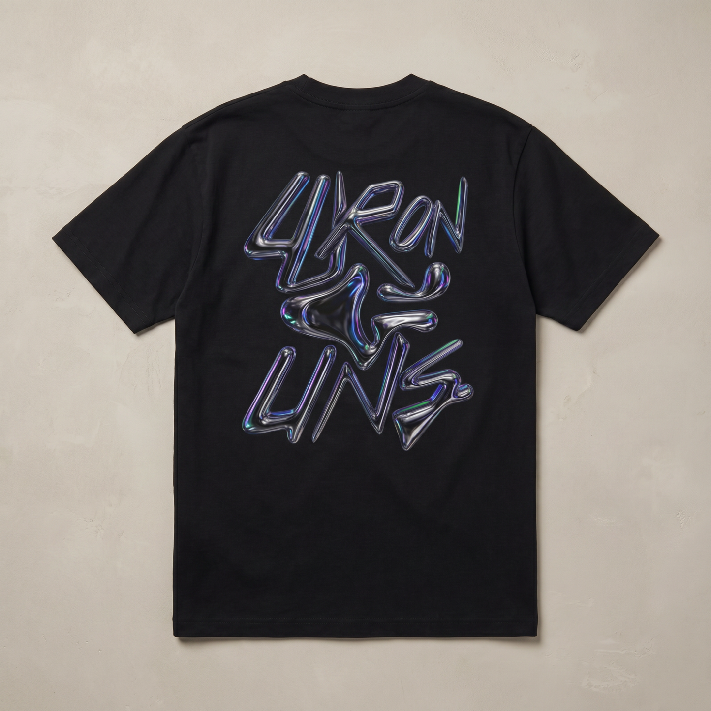 chrome t-shirt | black