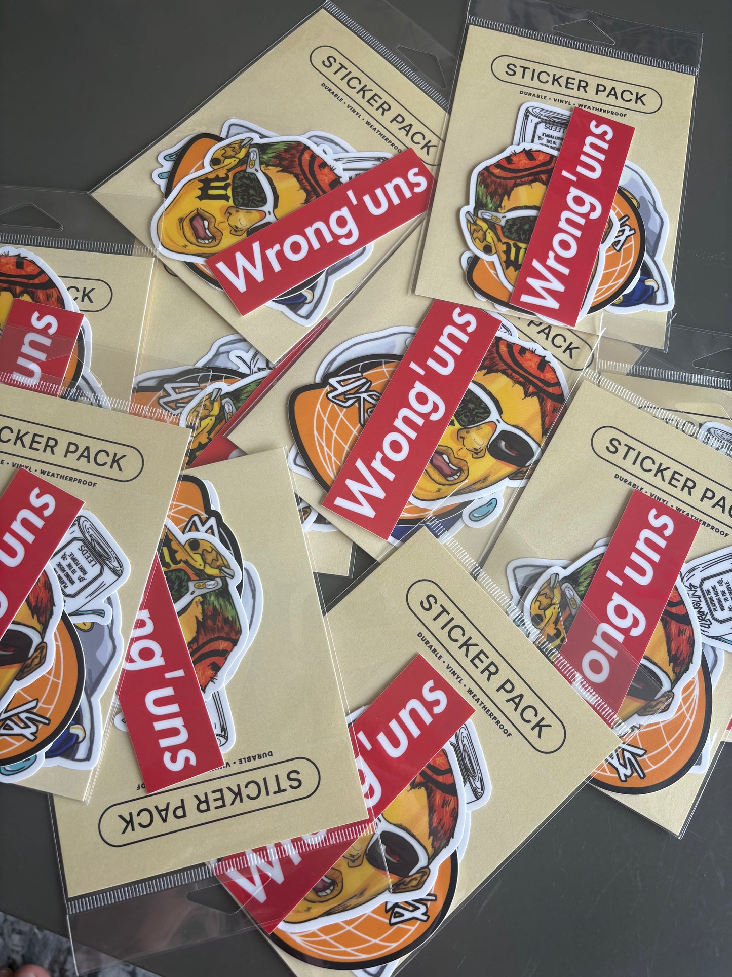 Wrong'uns Sticker Pack