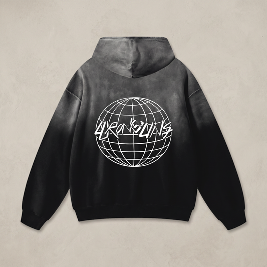 Black Faded Hoodie
